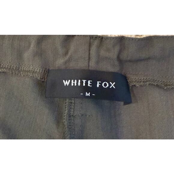 WHITE FOX Dark Green Cargo Pants - Size M‎ - Picture 5 of 5